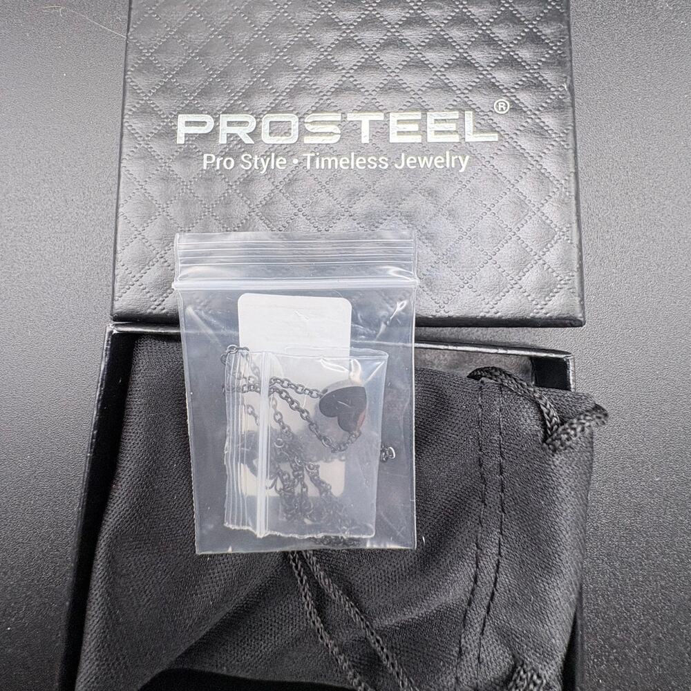 Prosteel Black Two-strand Anklet 9” NWT - Picture 3 of 3